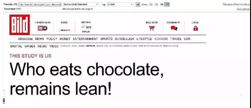 黑巧克力减肥快？